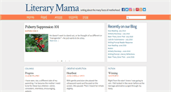 Desktop Screenshot of literarymama.com